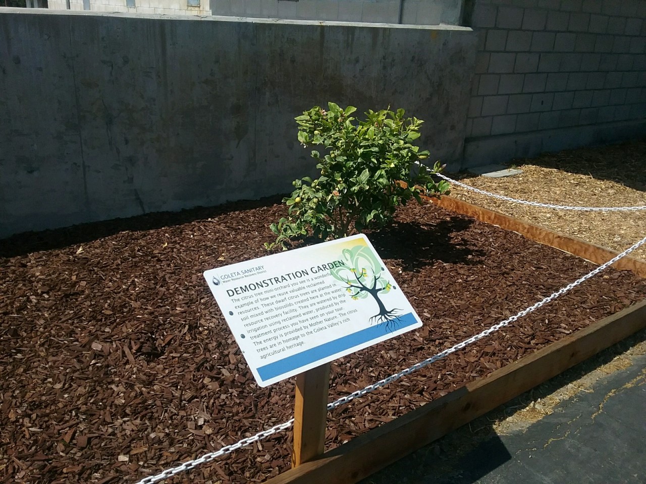 Goleta Sanitary District Demonstration Garden Signage for Resource Recovery