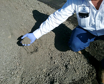 goletasanitary.org-employee-showing-biosolids