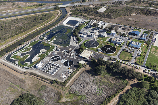 Aerial photo of Goleta Sanitary District